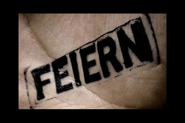 don't forget to go home, feiern