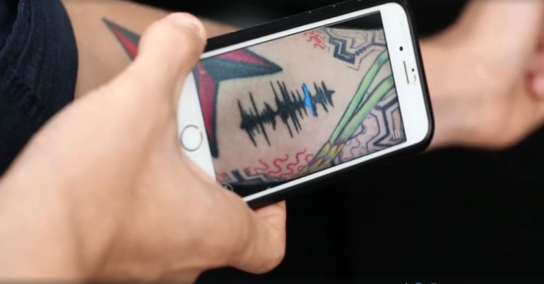 Now you can hear the sound of your tattoo - Techno Station